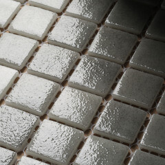 Мозаика Mir Mosaic Natural Steppa светло-серая стеклянная 315х315х5 мм глянцевая - фото 2