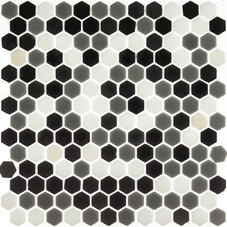 Мозаика Mir Mosaic Natural Steppa серая стеклянная 315х315х5 мм глянцевая