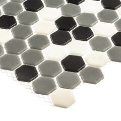 Мозаика Mir Mosaic Natural Steppa серая стеклянная 315х315х5 мм глянцевая - фото 5