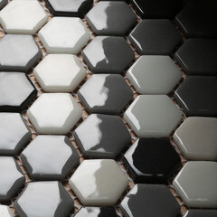 Мозаика Mir Mosaic Natural Steppa серая стеклянная 315х315х5 мм глянцевая - фото 4