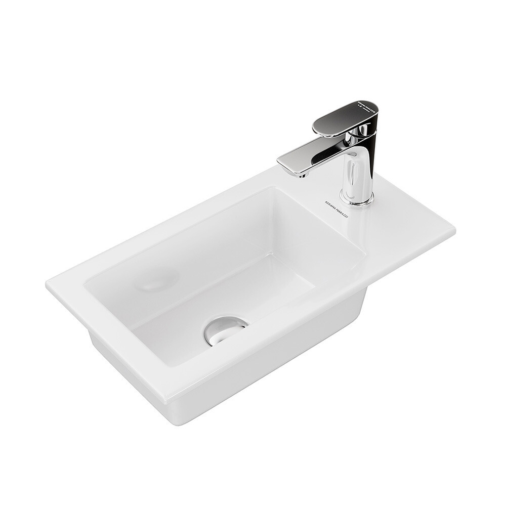 Изображение товара Раковина для тумбы Kerama Marazzi Lato 50 см белая глянцевая