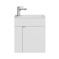 Тумба под раковину Kerama Marazzi Lato 50 см подвесная белая (LAT.50.1\WHT) - фото 1