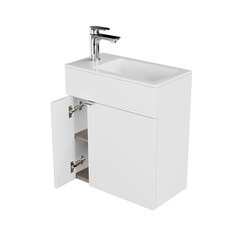 Тумба под раковину Kerama Marazzi Lato 50 см подвесная белая (LAT.50.1\WHT) - фото 17