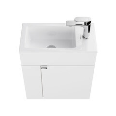 Тумба под раковину Kerama Marazzi Lato 50 см подвесная белая (LAT.50.1\WHT) - фото 15