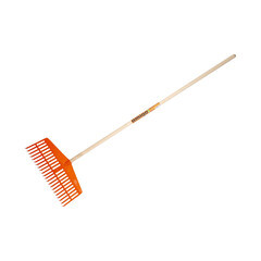 Изображение товара Грабли веерные Amigo (77022) полипропиленовые для уборки листьев и травы 22 зуба 1050 мм усиленные