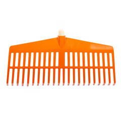 Грабли веерные Amigo (77022) полипропиленовые для уборки листьев и травы 22 зуба 1050 мм усиленные - фото 2