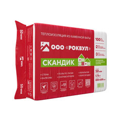 Утеплитель Роквул Лайт Баттс Скандик 50х600х800 мм 5,76 кв.м - фото 8