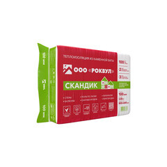 Утеплитель Роквул Лайт Баттс Скандик 100х600х800 мм 2,88 кв.м - фото 7