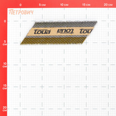 Гвозди реечные Toua для гвоздезабивного пистолета 2,87х63 мм ершеные (3000 шт.) - фото 2