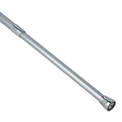 Изображение товара Карниз для ванной 70-120 см телескопический прямой алюминий хром