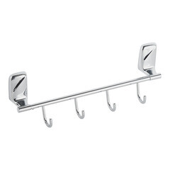 Вешалка для ванной Fora Flower 4 крючка на шуруп металл хром (FOR-FL004/6888)