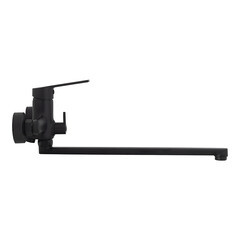 Смеситель для ванны Esko Singapore черный однорычажный с длинным изливом с лейкой (SB 31) - фото 6