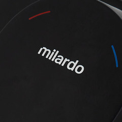 Смеситель для ванны Milardo Rora черный однорычажный с длинным изливом с лейкой (RORBL00M10) - фото 6