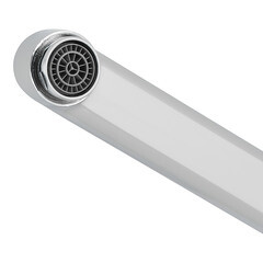 Смеситель для ванны Decoroom DR22 хром однорычажный с длинным изливом с лейкой (DR22043) - фото 7