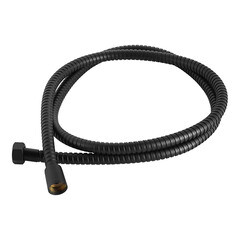 Смеситель для ванны Milardo Rora черный однорычажный с коротким изливом с лейкой (RORBL00M02) - фото 7