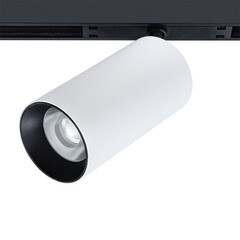 Светодиодный трековый светильник магнитный Arte Lamp Optima 3000К 16 Вт 2 кв.м черный/белый (A7282PL-1WH) - фото 1