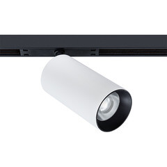 Изображение товара Светодиодный трековый светильник магнитный Arte Lamp Optima 4000К 16 Вт 2 кв.м черный/белый (A7262PL-1WH)