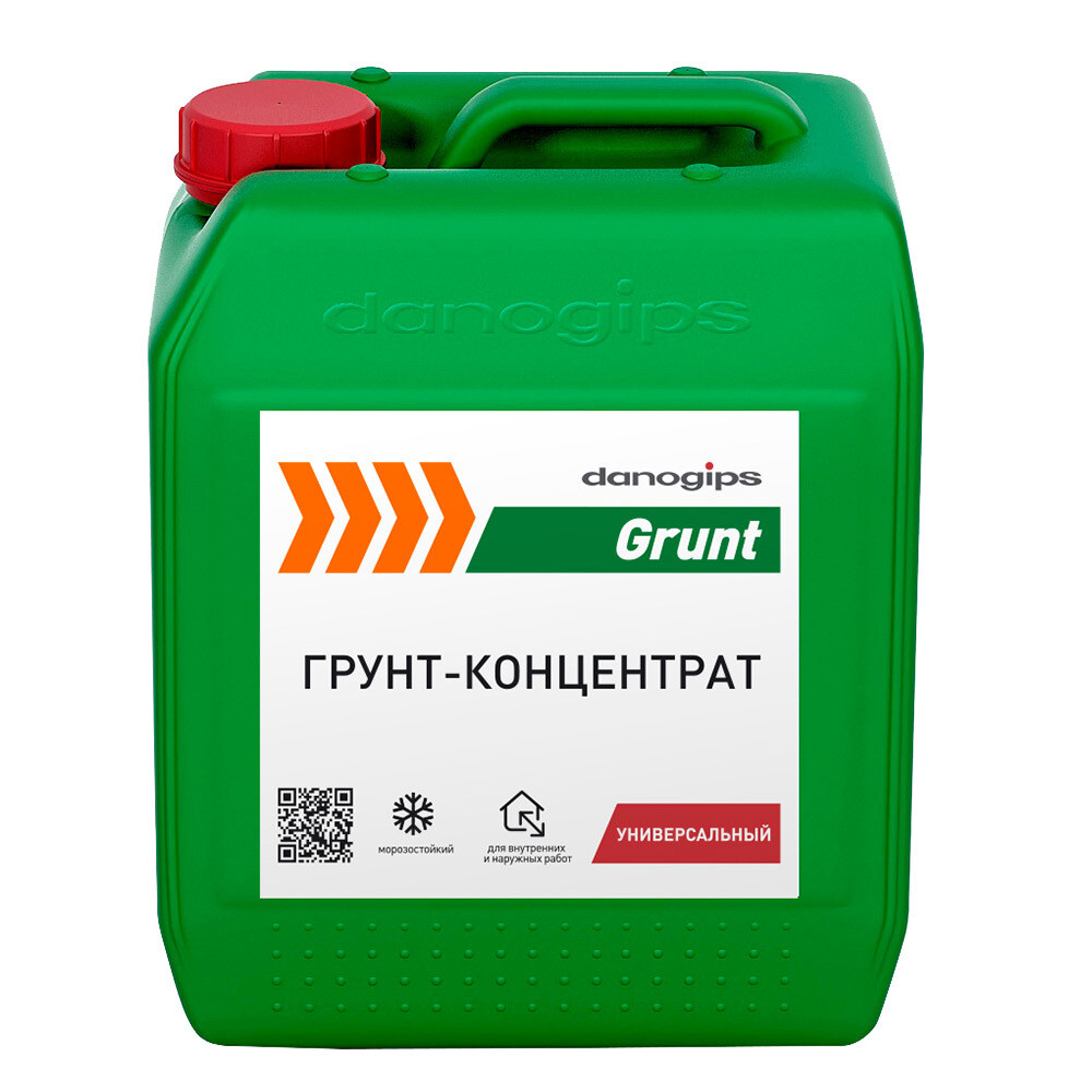 Изображение товара Грунт Danogips Grunt 10 кг концентрат для предварительной обработки поверхностей