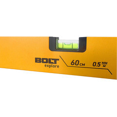 Уровень пузырьковый Bolt eXplore 60 см 3 глазка коробчатый - фото 4