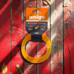 Леска для триммера Amigo квадрат 1,6 мм х 15 м оранжевая (70216) - фото 2