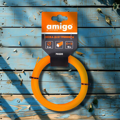 Леска для триммера Amigo квадрат 2 мм х 15 м оранжевая (70220) - фото 2