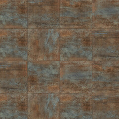 Керамогранит Alma Ceramica Oxide коричневый sugar-эффект 600х600х9 мм (5 шт.=1,8 кв.м) - фото 12