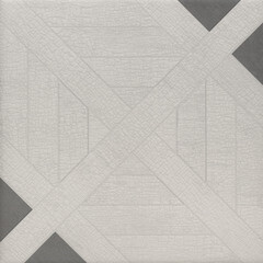 Керамогранит NewTrend Creta Flori Blanco бежевый матовый 410х410х8 мм (11 шт.=1,85 кв.м) - фото 1