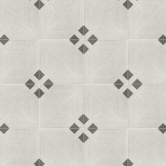 Керамогранит NewTrend Creta Flori Blanco бежевый матовый 410х410х8 мм (11 шт.=1,85 кв.м) - фото 7