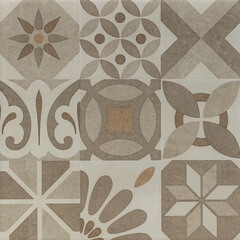 Керамогранит LB Ceramics Окленд пэчворк серый 450х450х8 мм (8 шт.=1,62 кв.м) - фото 1