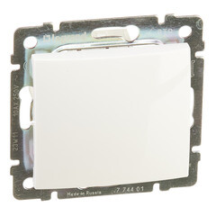 Выключатель Legrand Valena одноклавишный встраиваемый белый (694260) - фото 6