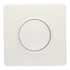 Изображение товара Диммер Systeme Electric Blanca встраиваемый молочный поворотно-нажимной (BLNSS040012)