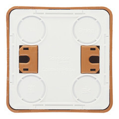 Выключатель Systeme Electric Этюд двухклавишный накладной бук (BA10-002T) - фото 3