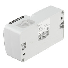 Блок переключатель и розетка Systeme Electric Этюд одноклавишный накладной серый (BPA16-246C) - фото 3