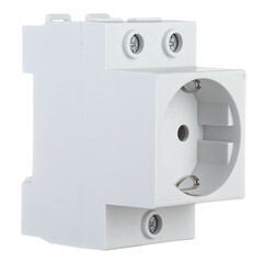 Розетка щитовая модульная Chint AC30-111 T1-T2 250 В 16 А (775001) - фото 3