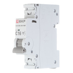 Автоматический выключатель модульный EKF PROxima ВА 47-63N 1P 16А тип C 6 кА 230 В (M636116C) - фото 3