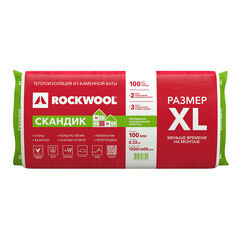 Izolace Rockwool Light Butts Scandic 100x600x1200 mm 4,32 mXNUMX