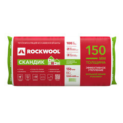 Izolace Rockwool Light Butts Scandic 150x600x1200 mm 3,6 mXNUMX