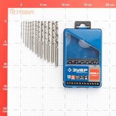 Набор сверл по металлу спиральных Зубр Профессионал 1,5-6,5 мм (13 шт.) (29625-H13) - фото 3