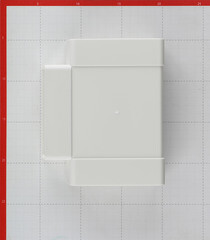 Тройник пластиковый для плоских воздуховодов 55х110 мм 90° - фото 3