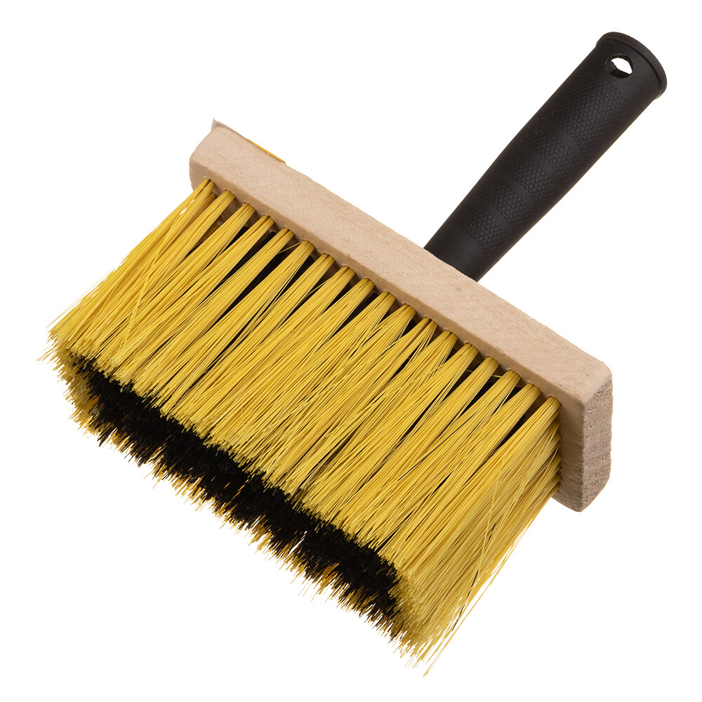 Изображение товара Кисть макловица искусственная щетина пластиковая ручка 150х70 мм для обойного клея и грунтов на водной основе