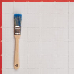 Кисть плоская смешанная щетина деревянная ручка Wenzo Wood 25х12 мм для красок на водной основе - фото 3