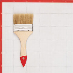 Кисть плоская натуральная щетина деревянная ручка 75х8 мм для эмалей и лаков на алкидной основе - фото 4