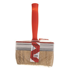 Кисть макловица натуральная щетина пластиковая ручка 140х40 мм для ЛКМ на алкидной основе - фото 3