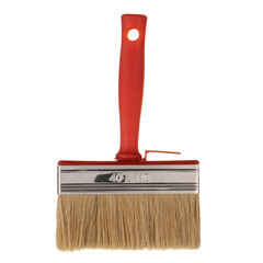 Кисть макловица смешанная щетина пластиковая ручка 140х40 мм для ЛКМ на водной основе и клея - фото 5