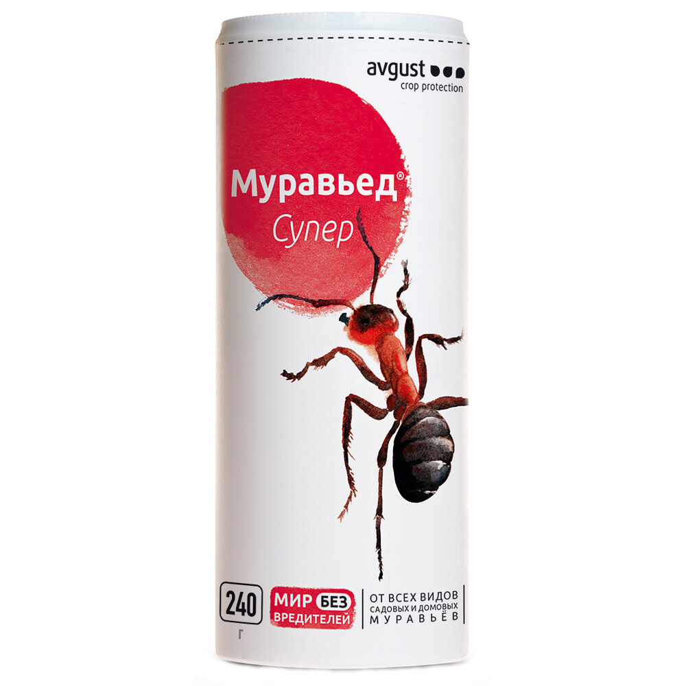 Изображение товара Средство для защиты от муравьев гранулы Avgust Муравьед Супер 240 г