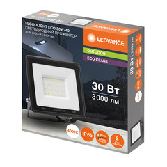 Прожектор светодиодный Ledvance Eco Class FL G2 4000К 30 Вт IP65 черный - фото 6