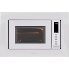Микроволновая печь встраиваемая Krona Racio Laune 60 WH Dots белая - фото 3