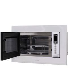 Микроволновая печь встраиваемая Krona Racio Laune 60 WH Dots белая - фото 2