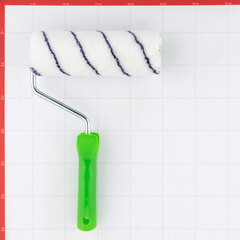 Валик полиакрил 180 мм d48 мм ворс 8 мм для водной основы с ручкой Wenzo Parma - фото 4