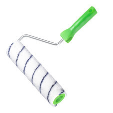 Валик полиакрил 250 мм d48 мм ворс 8 мм для водной основы с ручкой Wenzo Parma